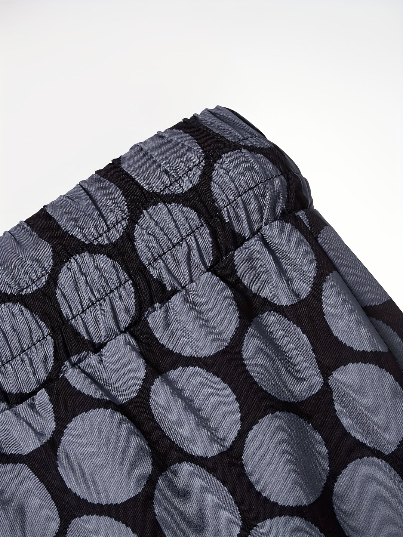 Dot Print High Rise Trousers