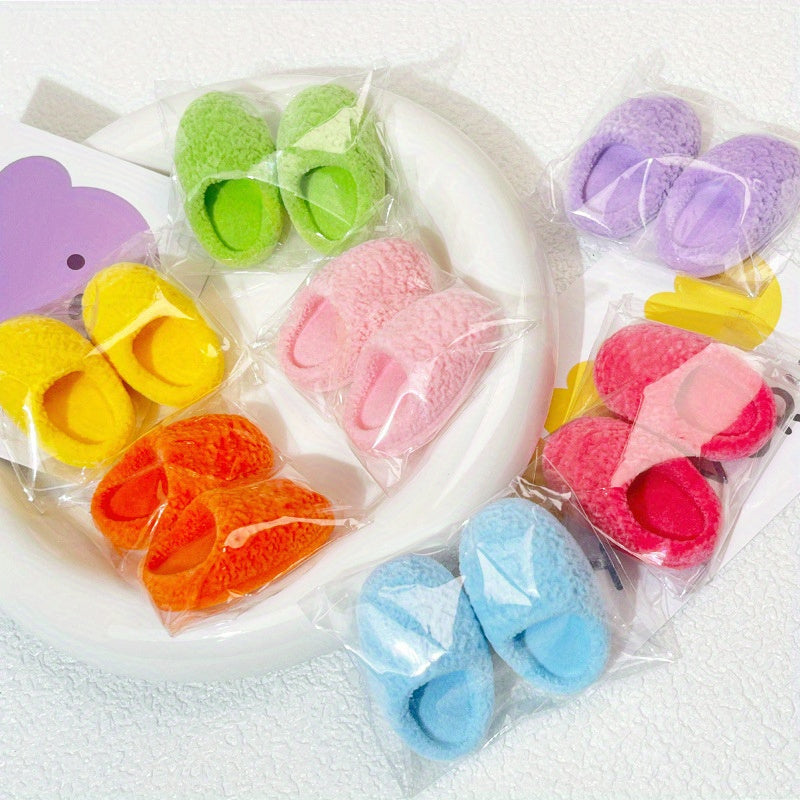 Colorful Candy Slippers 1:12 Scale Dollhouse Accessories