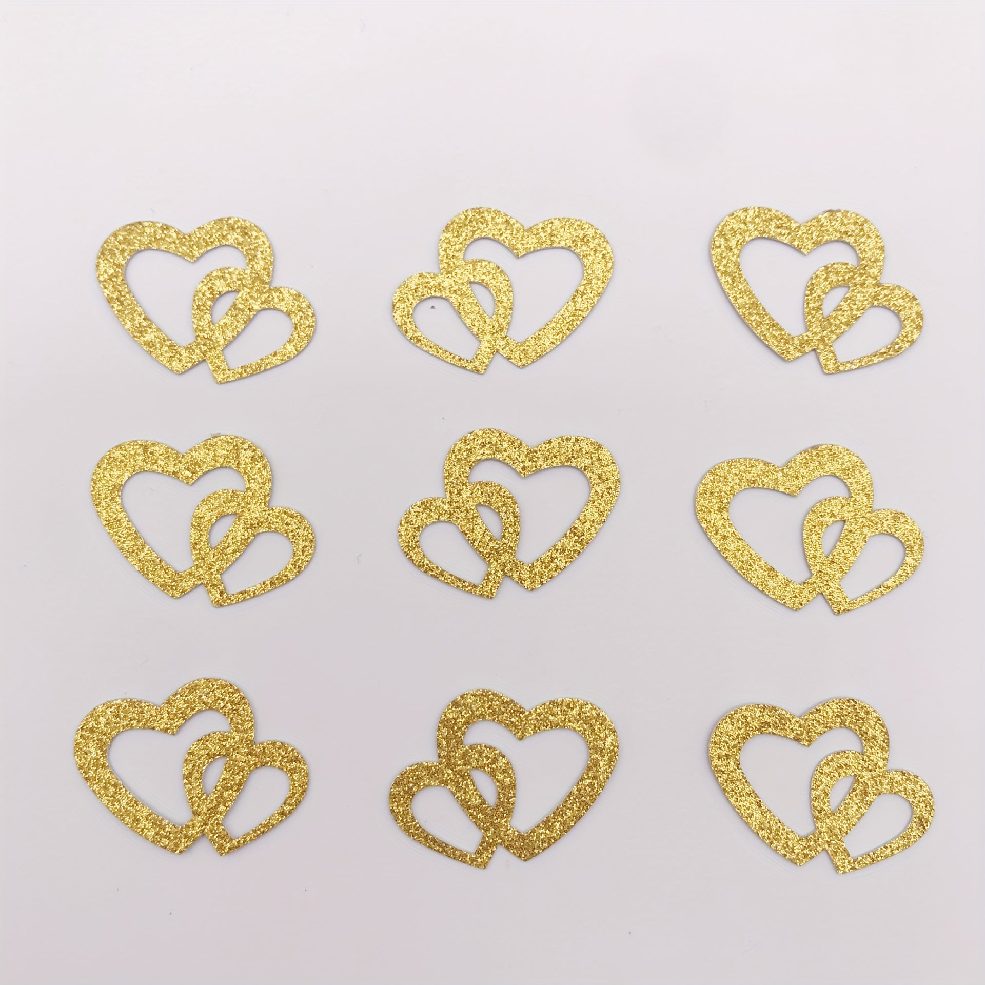 50pcs Heart Confetti Wedding Table Decoration Sparkling Glitter Paper Shreds