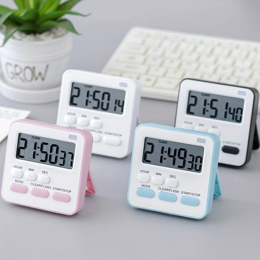 Kitchen Timer Countdown Reminder Small Clock English Version Alarm Clock