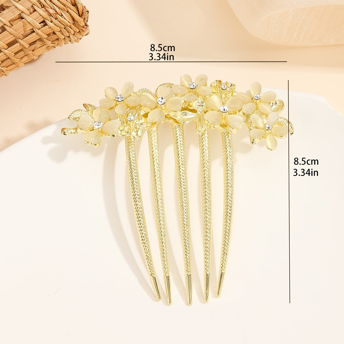 Opal Hairpin Wedding Bridal Hair Accessories for Women