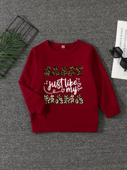 Girls' Sassy Just Like My Mama Graphic Sweatshirt