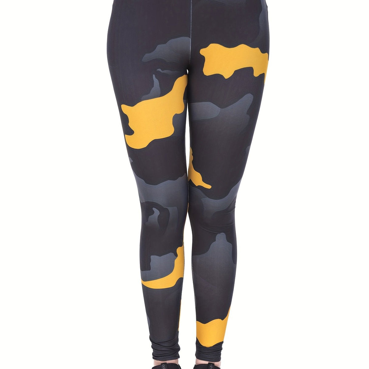 Camouflage Print Leggings High Waist Skinny Leggings