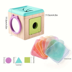 Wooden Shape Matching Recognition Mirror Toy