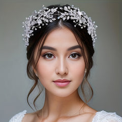 Hair Vine Headband Bridal Wedding Accessory Floral for Parties & Events