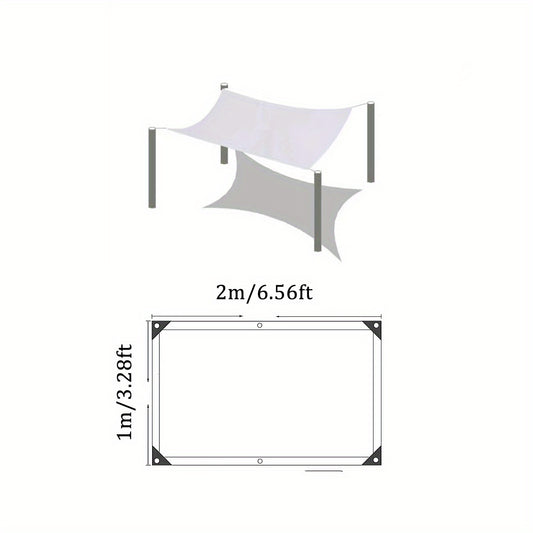 1pc Transparent Balcony Garden Insulation Rainproof Cover