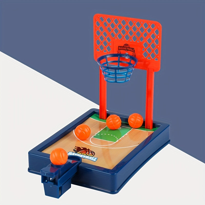 Mini Desktop Basketball Game Stand Double Finger Ejection Shooting Machine