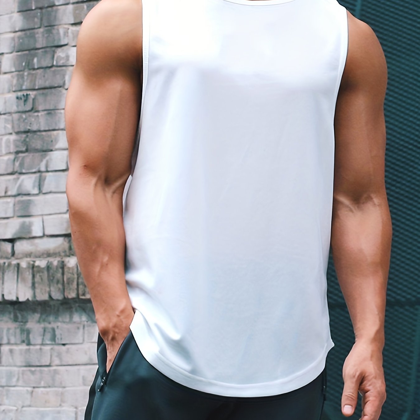 Men's Quick Drying Sports Tank Top for Running Training