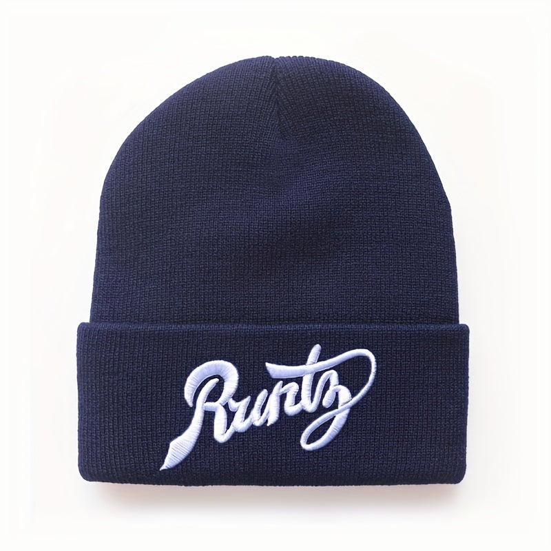 Embroidered Cold Hip Hop Knitted Hat