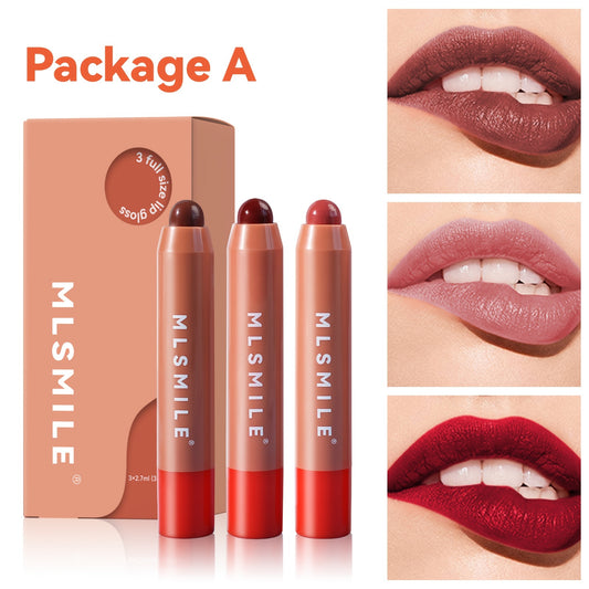 6 Colors Velvet Lipstick Set Matte Lip Gloss Long Lasting Nourishing Moistur