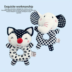 Newborn Baby Rattle Toy Ring 0-1 Year Old Fox Ele