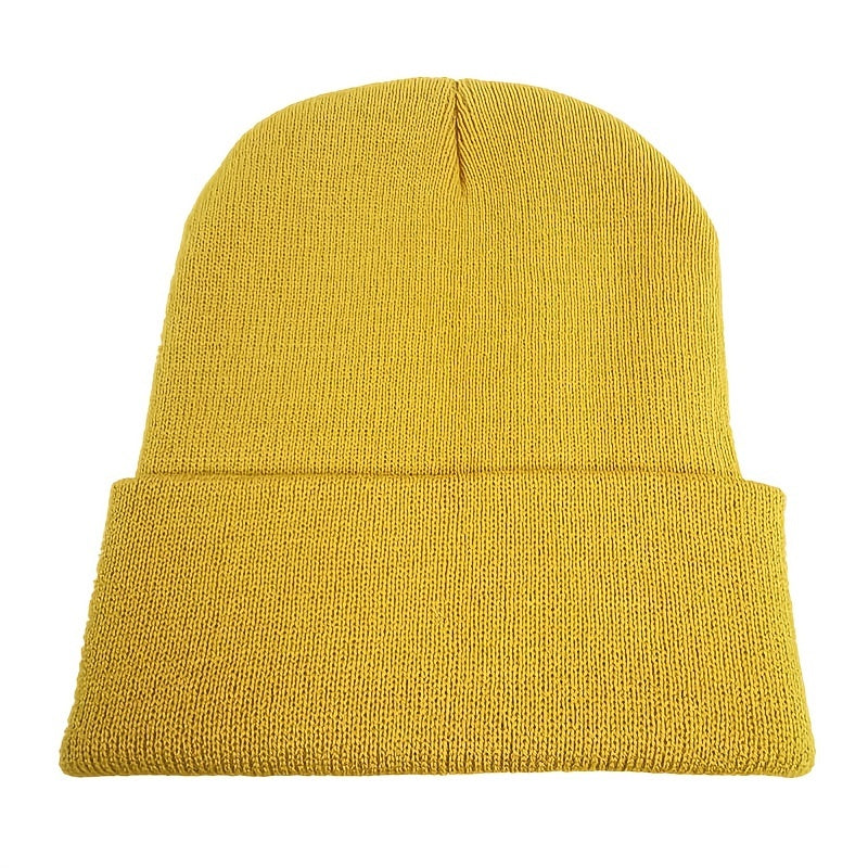 Unisex Knitted Winter Beanie Hat Lady Autumn Cap