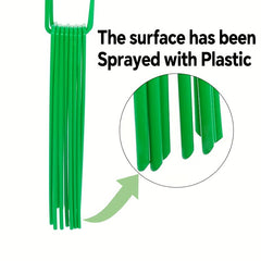 20pcs Galvanized Landscape Staples Lawn Spikes And Fabric Pins