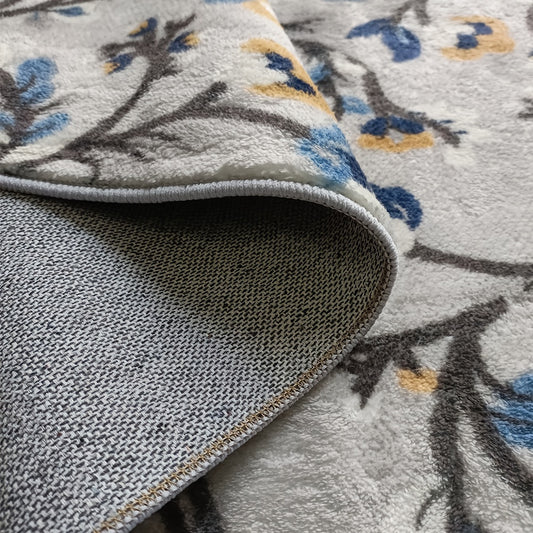 Vintage Boho Floor Mat for Living Room Bedroom Decor