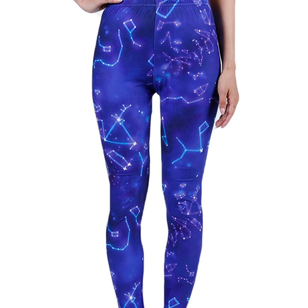 Women's Constellation Printed Yoga Pants High Waist Leggings