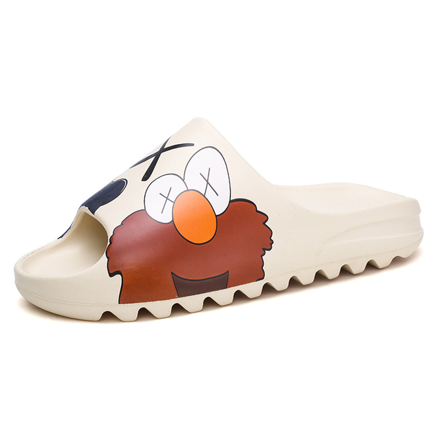 Men's Cartoon Slippers, Cozy Indoor House Shoes