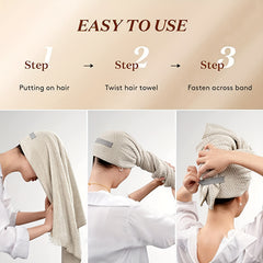 Microfiber Hair Drying Towel Quick Dry Cap