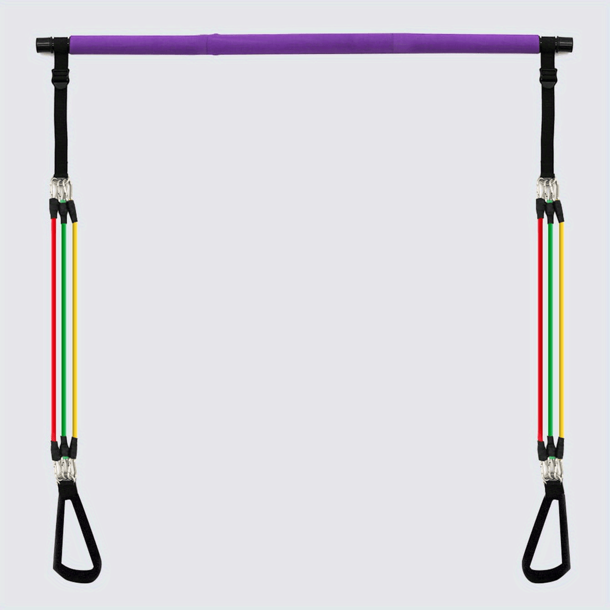 Adjustable Pilates Tension Bar for Full Body Stretching