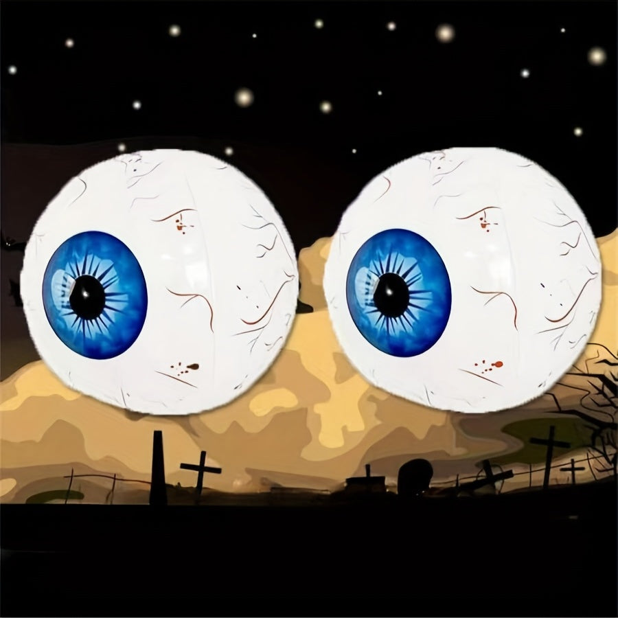 2pcs 55-inch 4D Eye Balloon Halloween Decoration Supplies