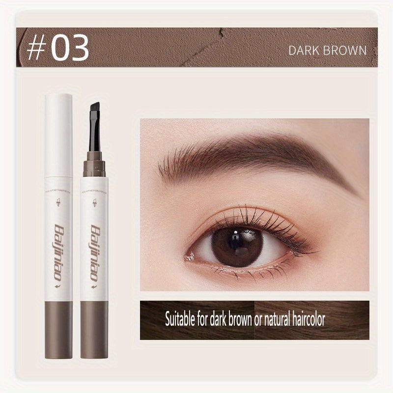 Long Lasting Waterproof Eyebrow Cream Stick with Matching Brush
