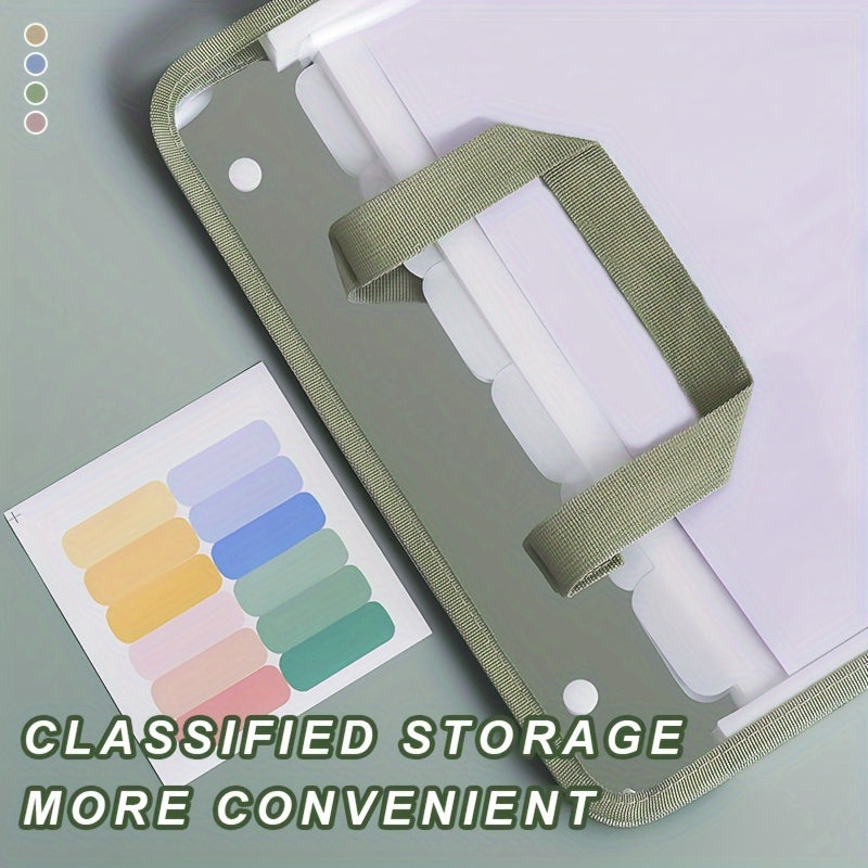 13 Layer Folder Paper Storage Bag Large Capacity Paper Organizing Tool