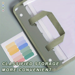 13 Layer Folder Paper Storage Bag Large Capacity Paper Organizing Tool