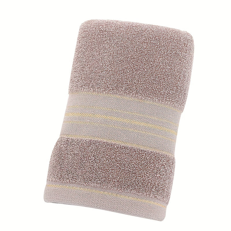 1pc Striped Hand Towel Cotton Soft Skin friendly Face Towel