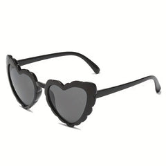 Heart Sunglasses For Women Men Gradient Lens Glasses Photo Props UV400