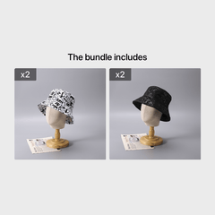 Printed Letter Fisherman Hat for Men