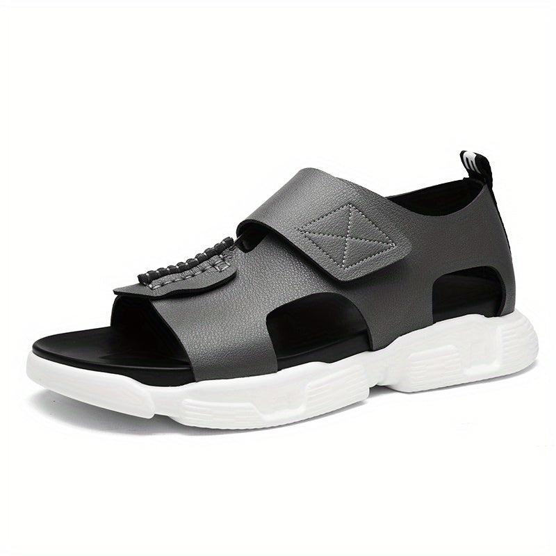 Men's Hook And Loop Sandals Non Slip Open Toe Shoes