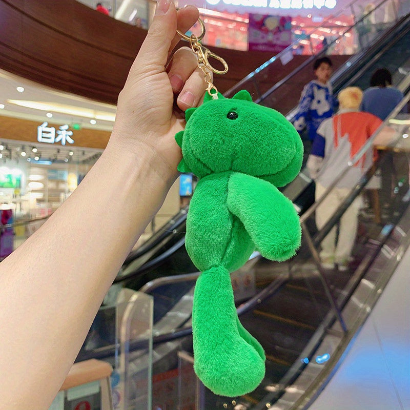 Dinosaur Backpack Doll School Bag Plush Toy Mini Ornament