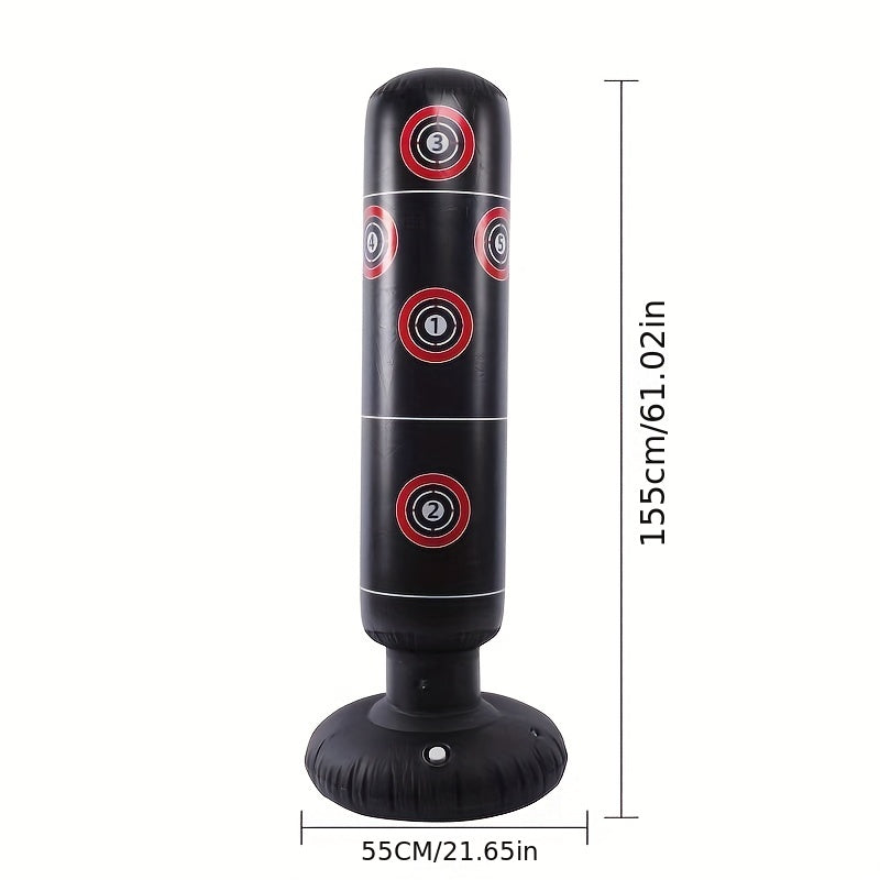 Inflatable Vertical Boxing Column Tumbler for Fitness, Adults & Children