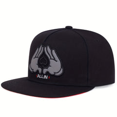Peach Heart Baseball Cap Letter Embroidery Snapback Hat Unisex