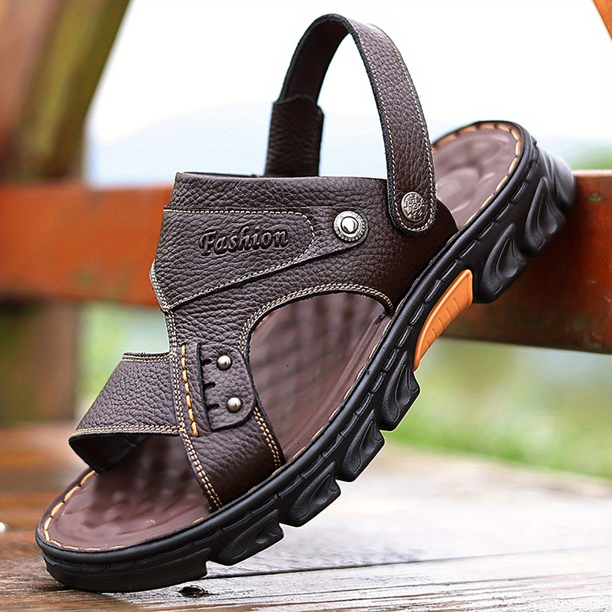 Men's Non Slip Sandals Comfy Beach Shoes Wear-resistant