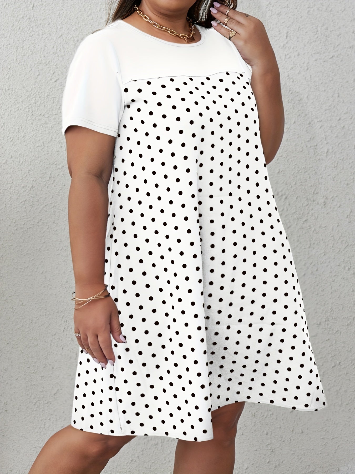  Boho Dress Women's Plus Short Sleeve Summer Dress