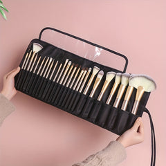 Large Capacity Makeup Brush Storage Bag Waterproof Travel Case