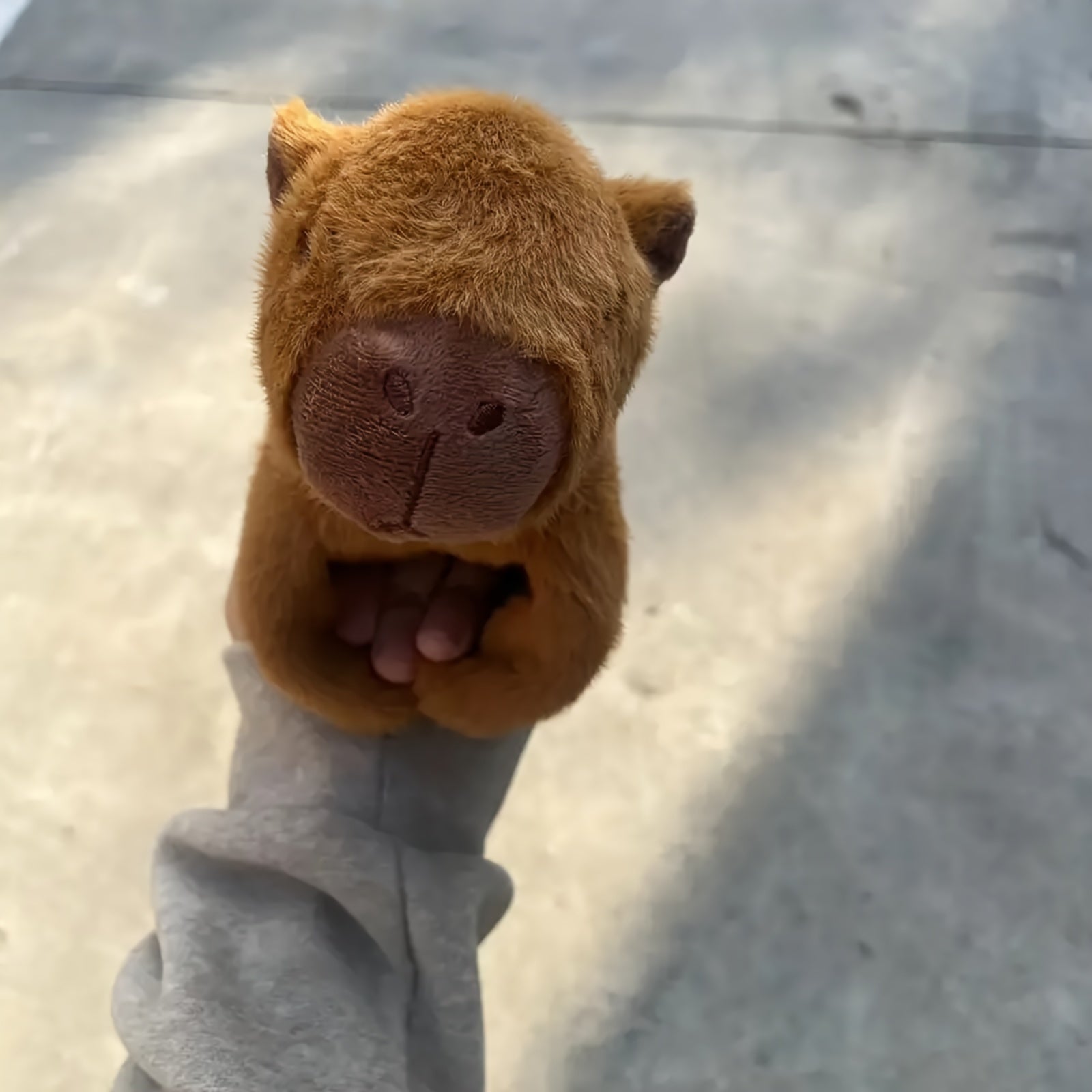 Light Brown Plush Capybara Stuffed Animal