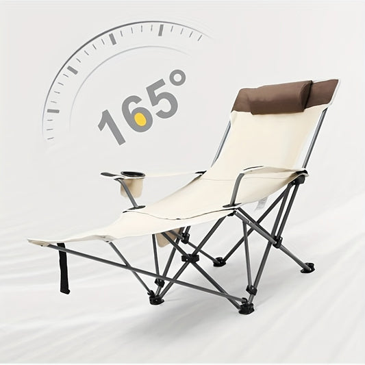 Portable Camping Chair Oxford Cloth Material Lounge Chair