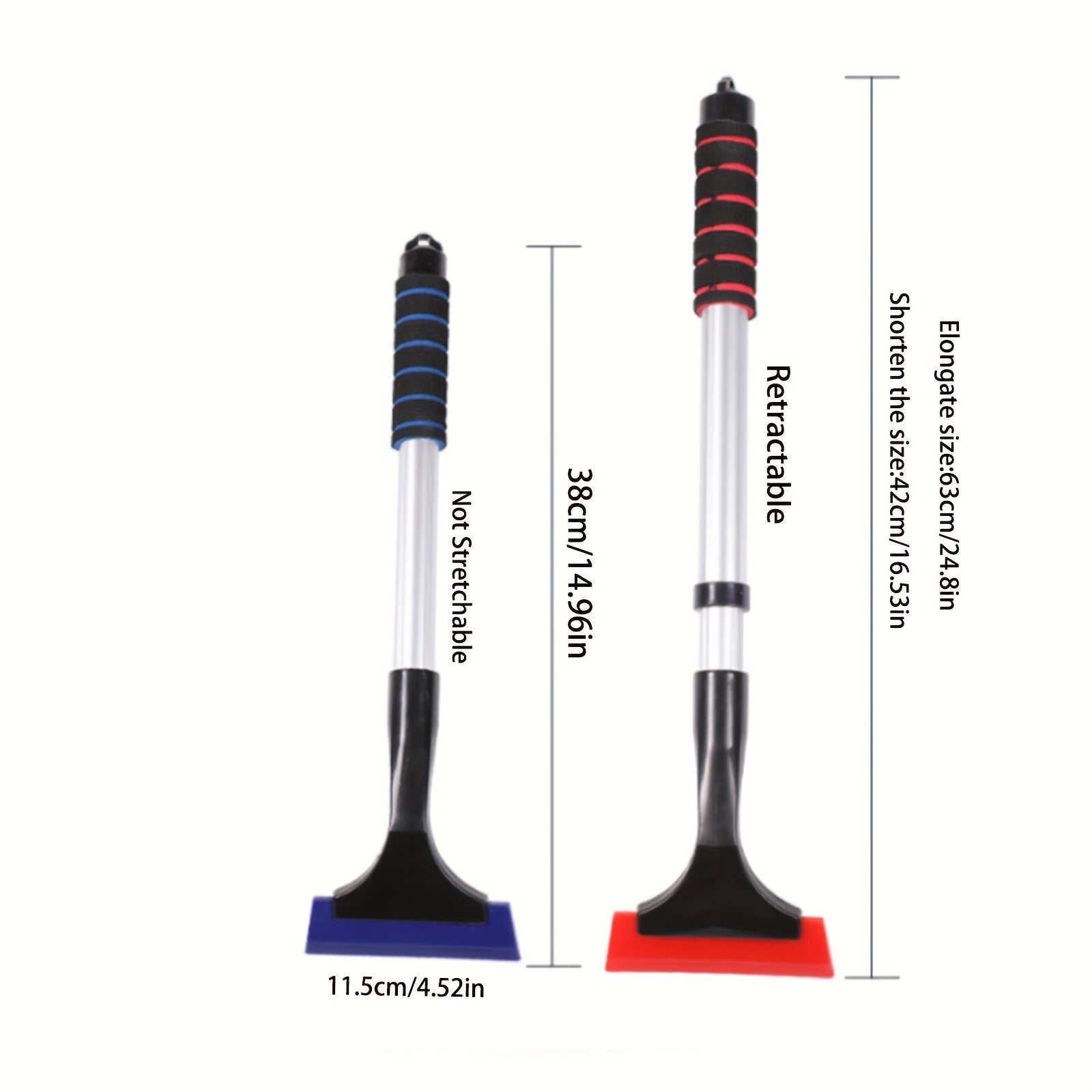 Car Windshield Ice Scraper and Snow Shovel Brush for Winter Defrosting