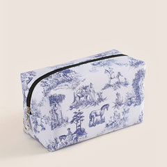 Horse & Figure Makeup Bag Toiletry Bag For Women Small Travel Cosmetic Pouch