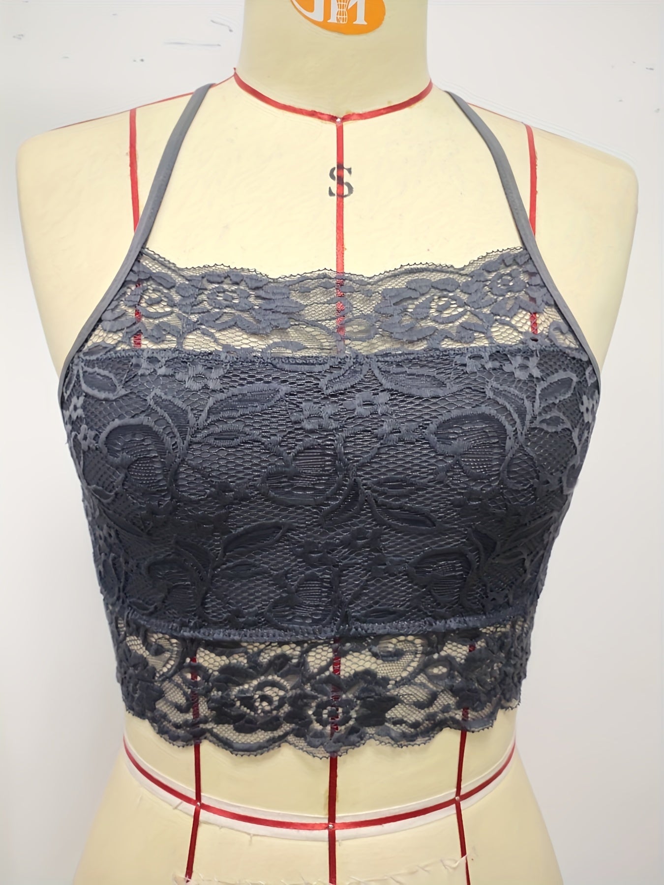 Lace Stitching Cami Lounge Top Sexy Trim Hollow Out Top