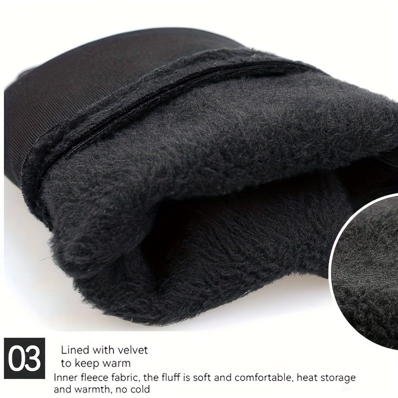 Outdoor Non-slip Touch Screen Warm Gloves for Cycling and Skiing