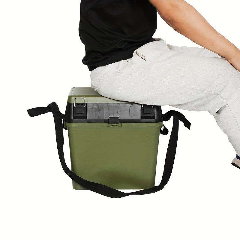 Large Capacity Fishing Tackle Box Multifunction Plastic Seat Box