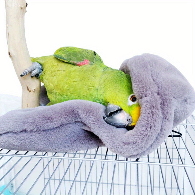 Bird Buddy Fleece Blanket for Parrot Cage - Cozy Bird Bed Warmer