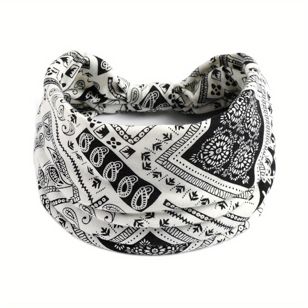 Women's Yoga Running Headband Soft Stretchy Hair Band Knotted Headdress