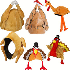 Funny Thanksgiving Turkey Series Hat Moving Top Hat Dress Up Costume