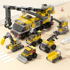 142pcs City Engineering Building Blocks Set Educational Puzzle Toy