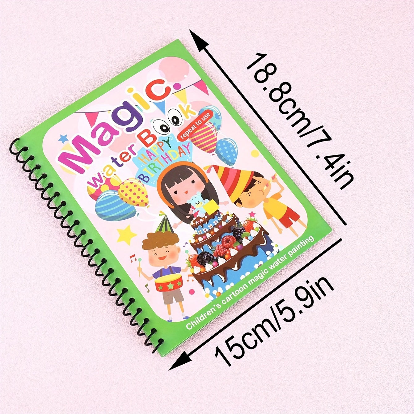 Water Painting Book Cartoon Graffiti Magical Self-disappearing