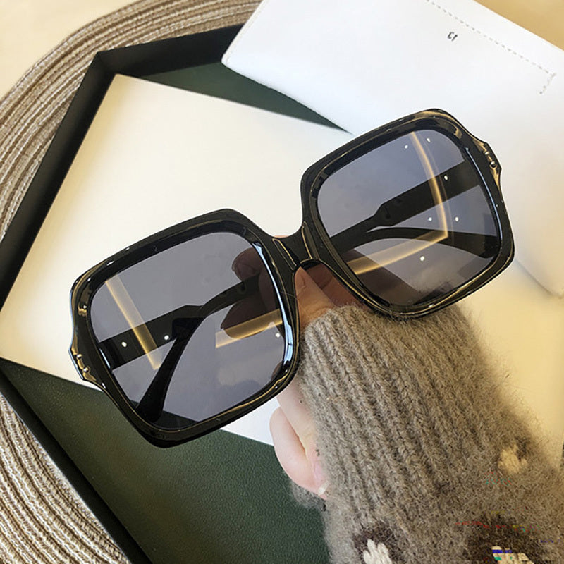 Oversized Square Sunglasses Women Vintage Retro Sun Glasses