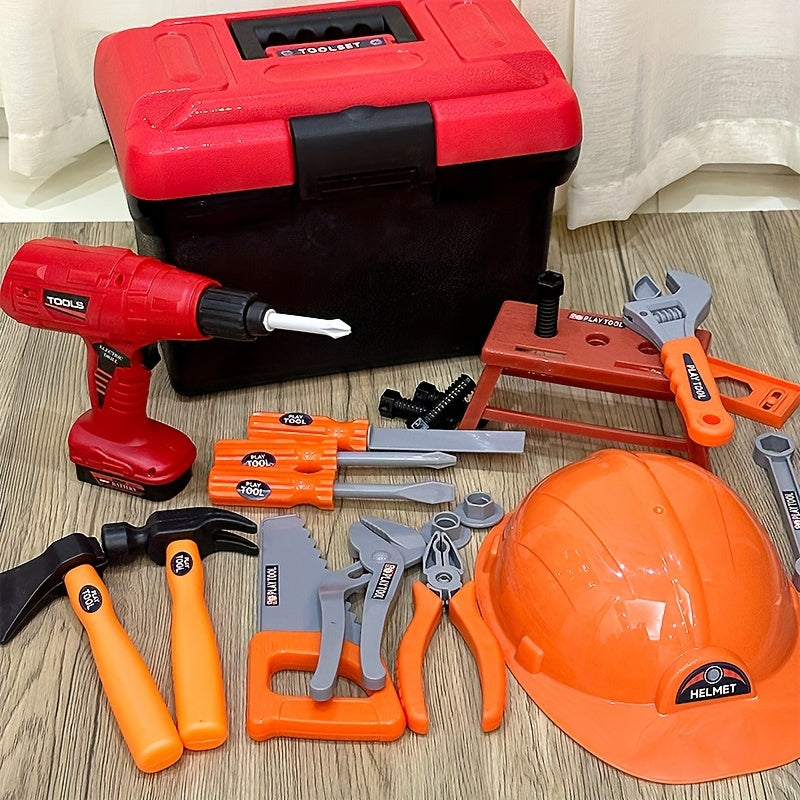 Kids' Simulated Tool Set Screwdriver Repair Tools Construction Studio Gift